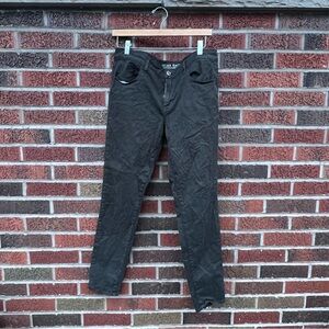 American Eagle Dark Olive Green Mid Rise Skinny Fit Soft Denim Jeans